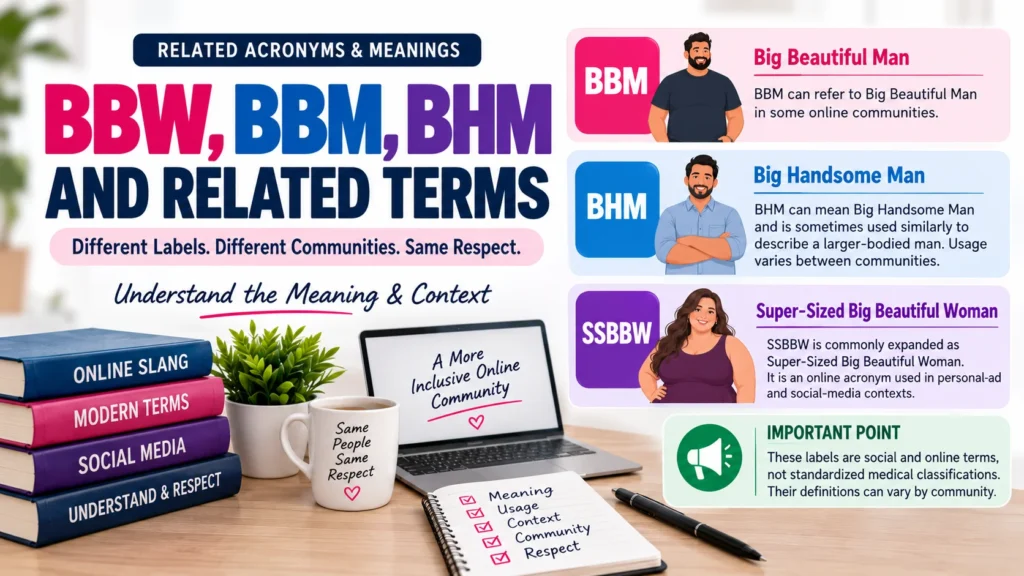 BBW, BBM, BHM, and Related Terms
