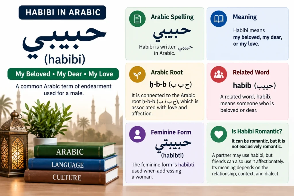 Habibi Meaning in Arabic