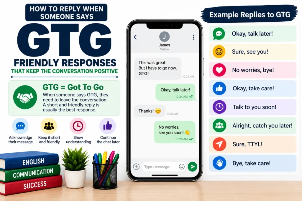 How to Reply When Someone Says GTG