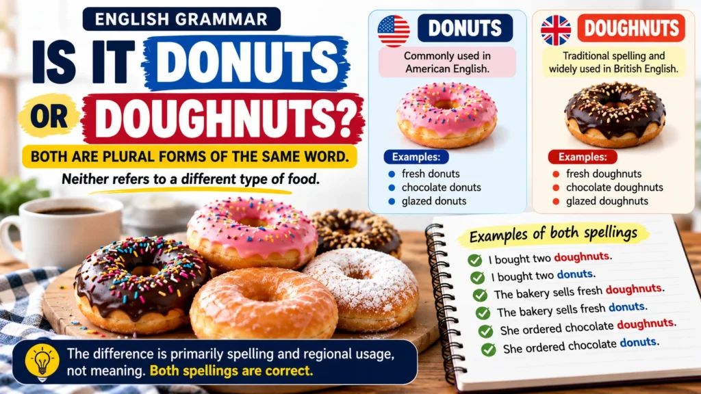 Is It Donuts or Doughnuts?