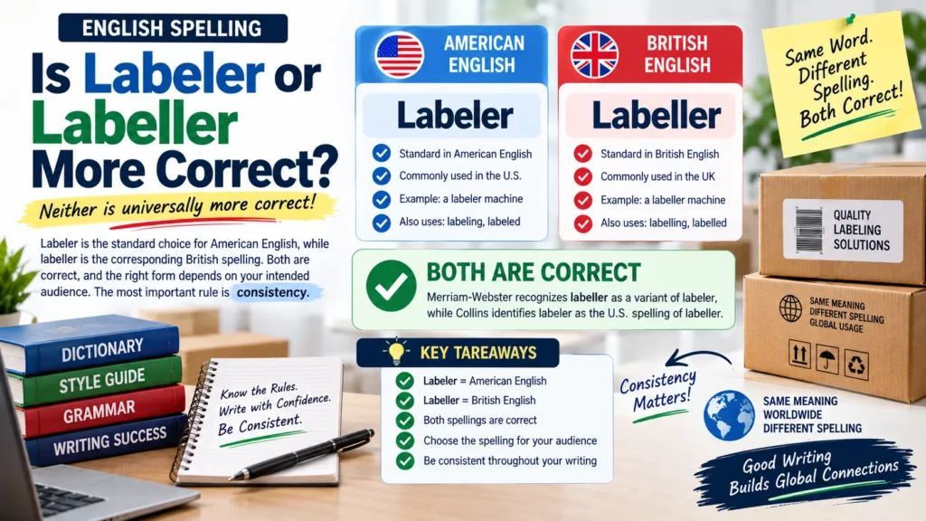 Is Labeler or Labeller More Correct?