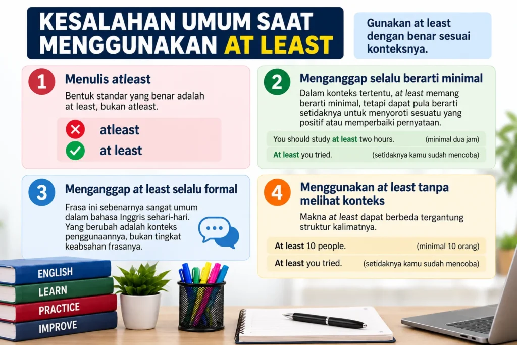 Kesalahan Umum Saat Menggunakan At Least