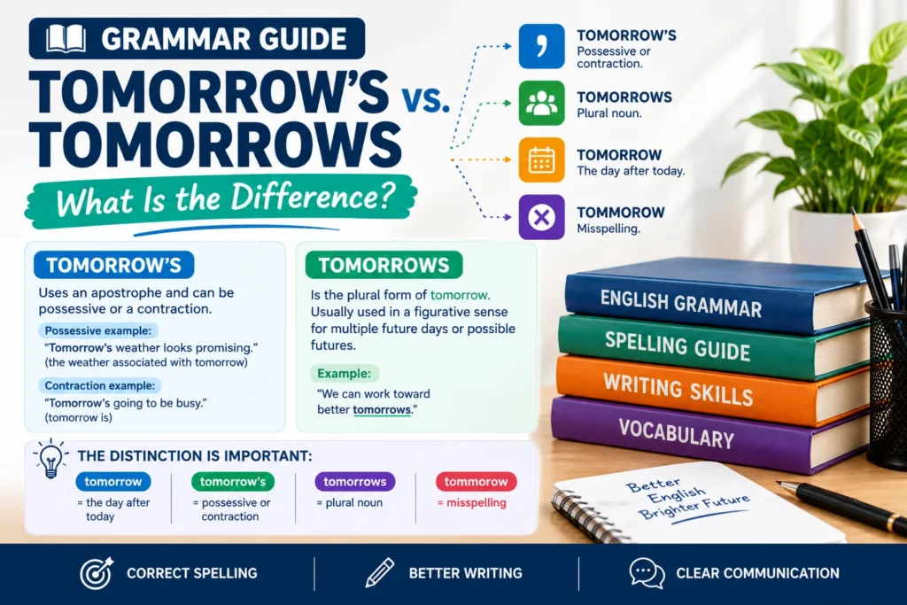Tomorrow’s vs. Tomorrows What Is the Difference