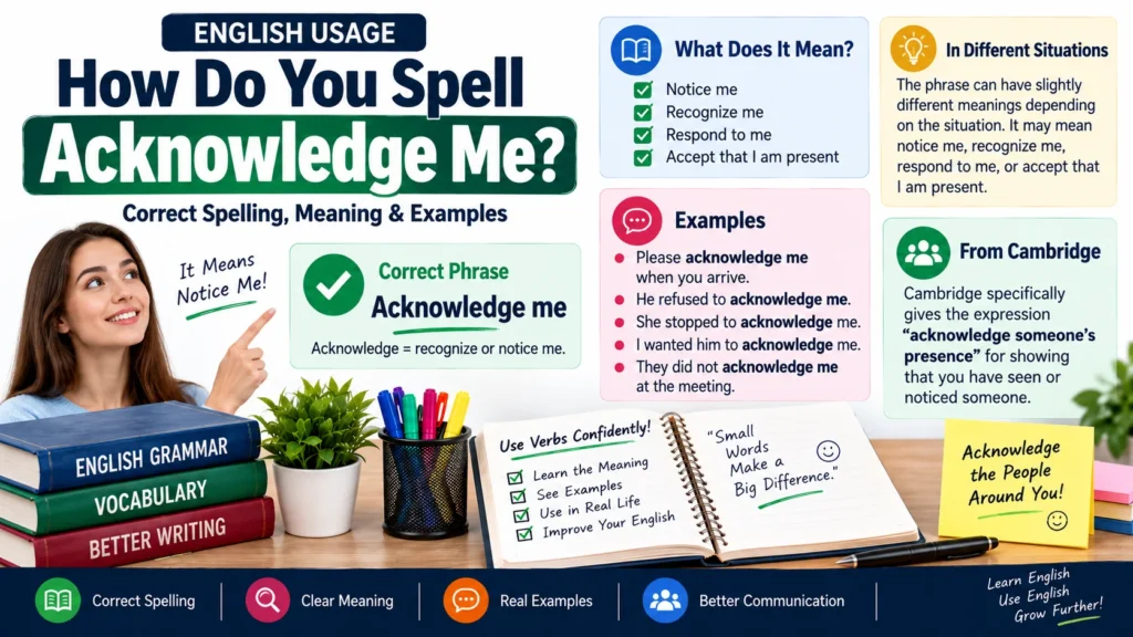 What Does Acknowledge Mean?