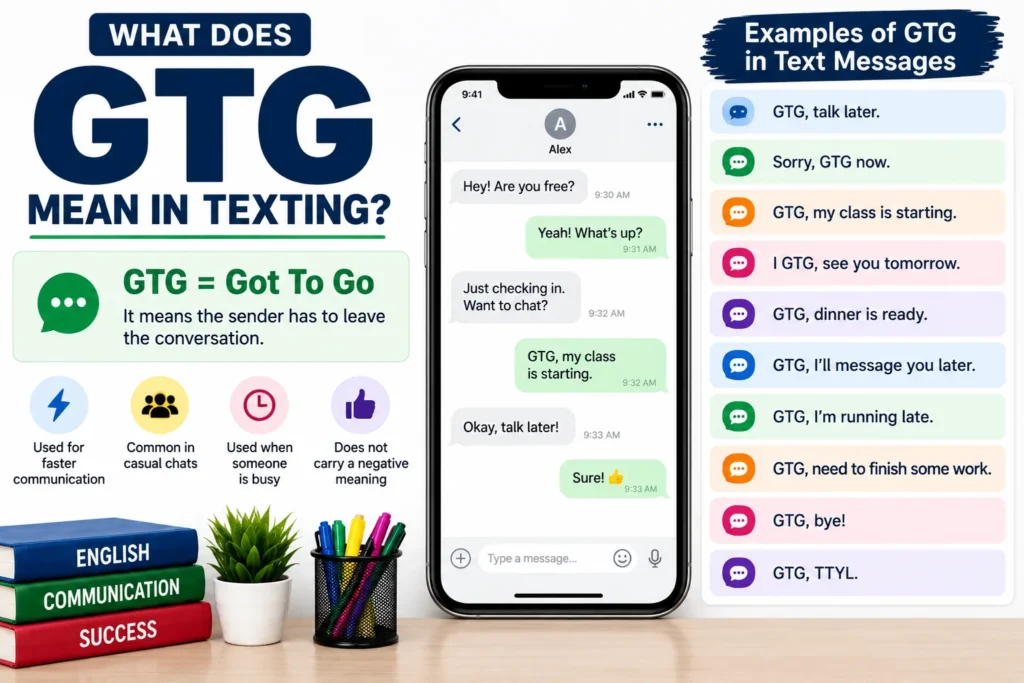 What Does GTG Mean in Texting?