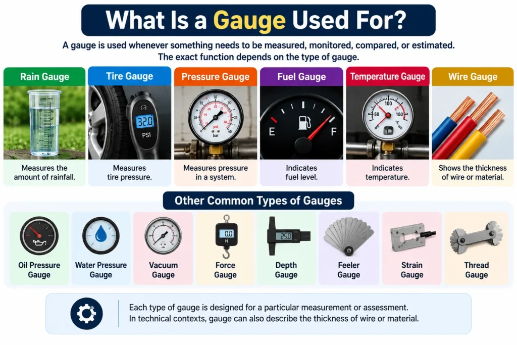 What Is a Gauge Used For?