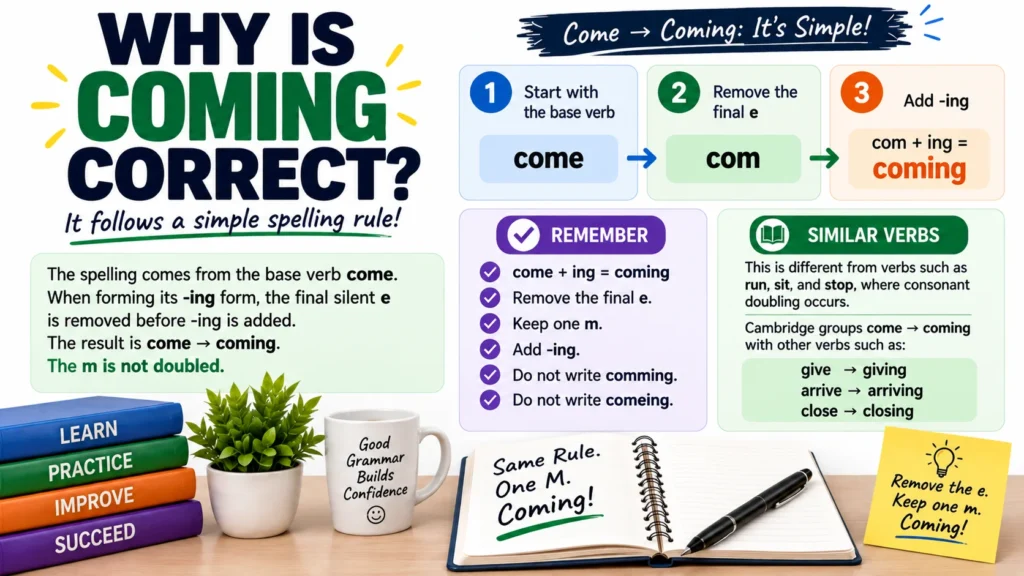 Why Is Coming Correct?