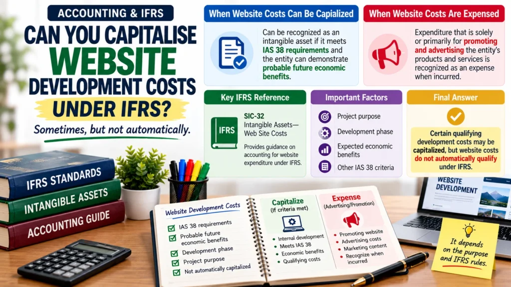 Can You Capitalise Website Development Costs Under IFRS?
