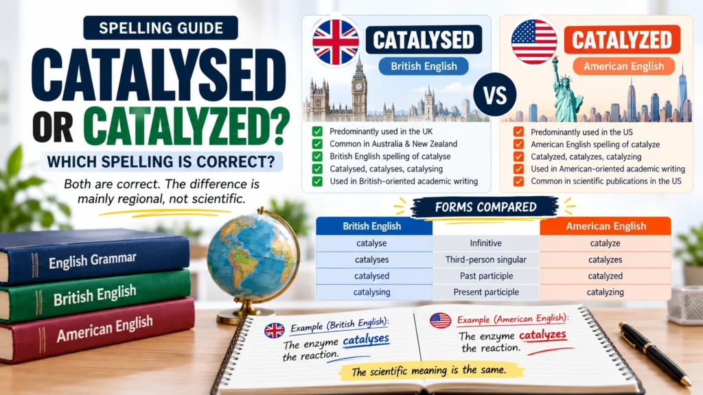 Catalysed or catalyzed: which spelling is correct?