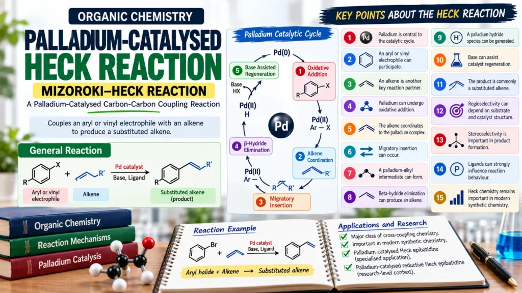 Palladium-catalysed Heck reaction