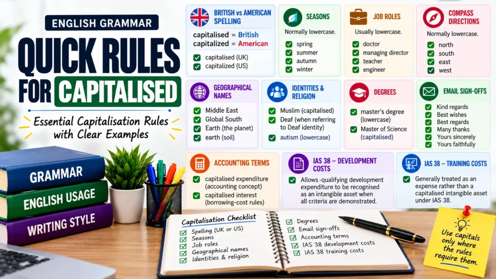Quick Rules for Capitalised