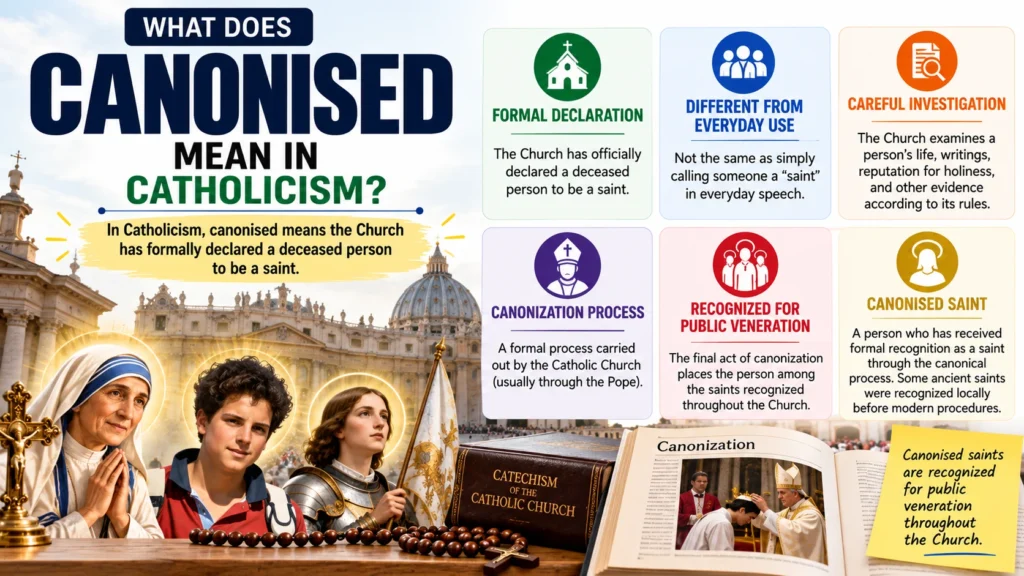 What Does Canonised Mean in Catholicism?