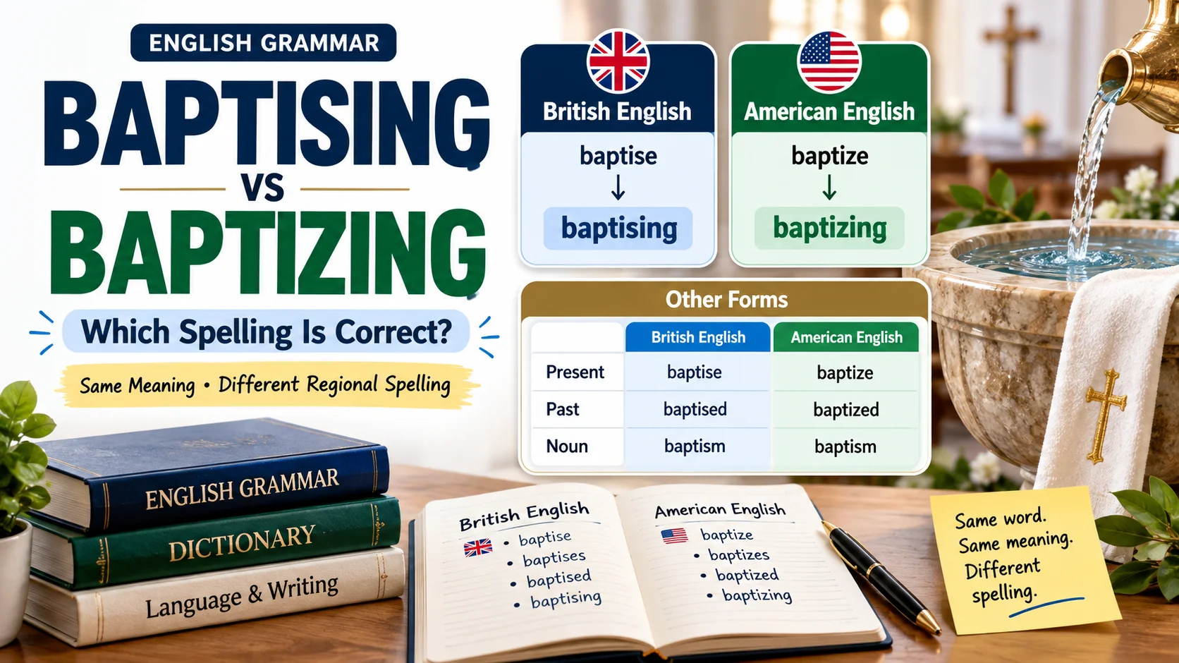 Baptising or Baptizing | Which Spelling Is Correct?