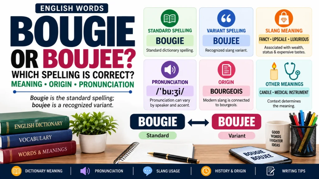 Bougie or Boujee Which Spelling Is Correct Meaning, Origin & Pronunciation