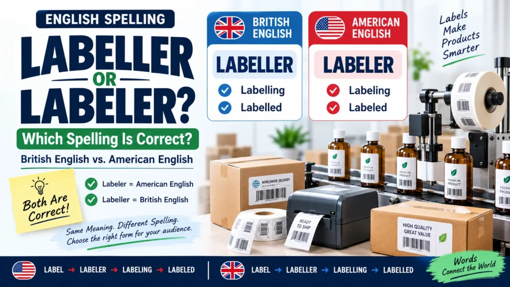 Labeller or Labeler Which Spelling Is Correct Meaning, Usage & Examples
