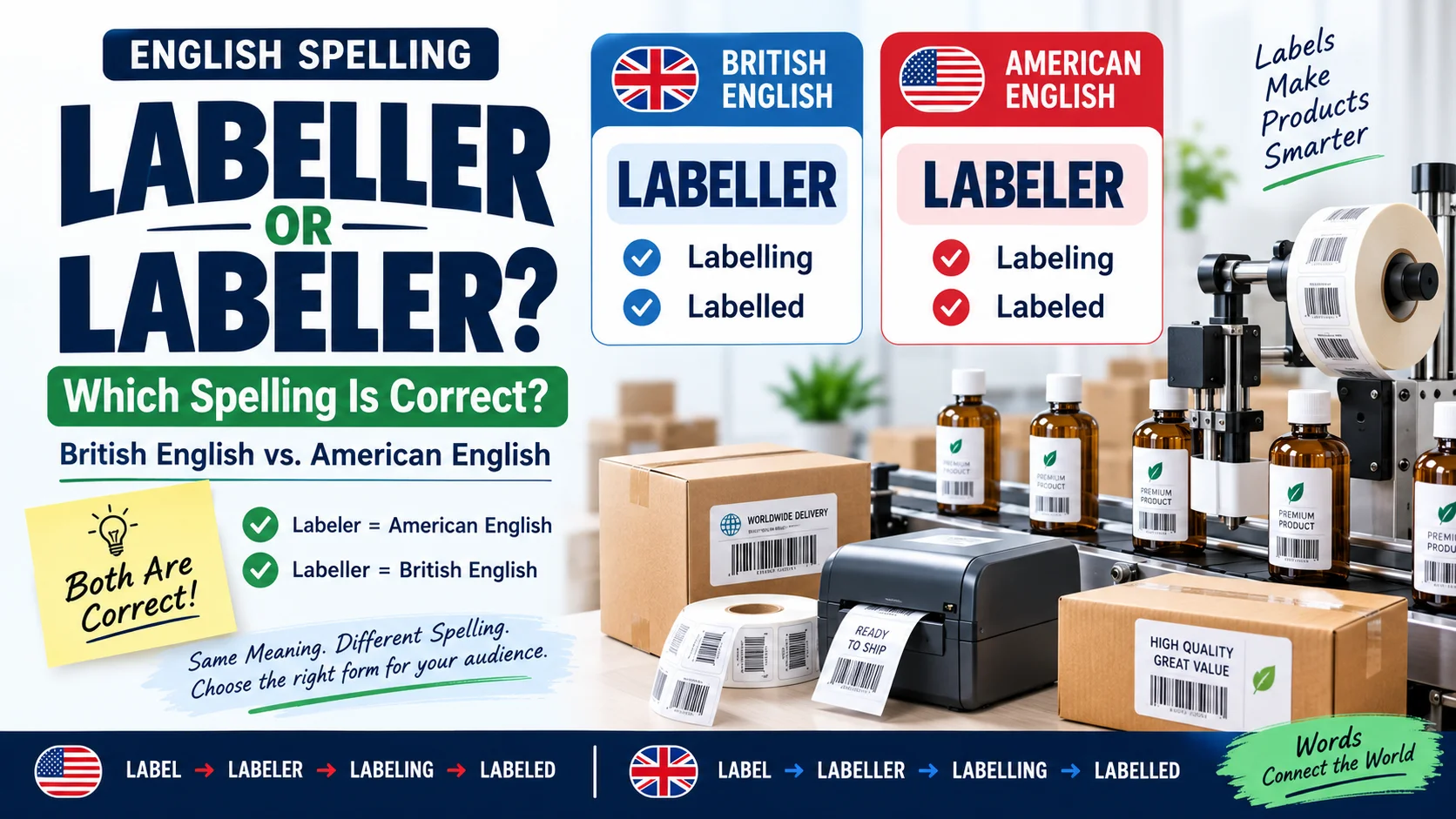 Labeller or Labeler | Which Spelling Is Correct? Meaning, Usage & Examples