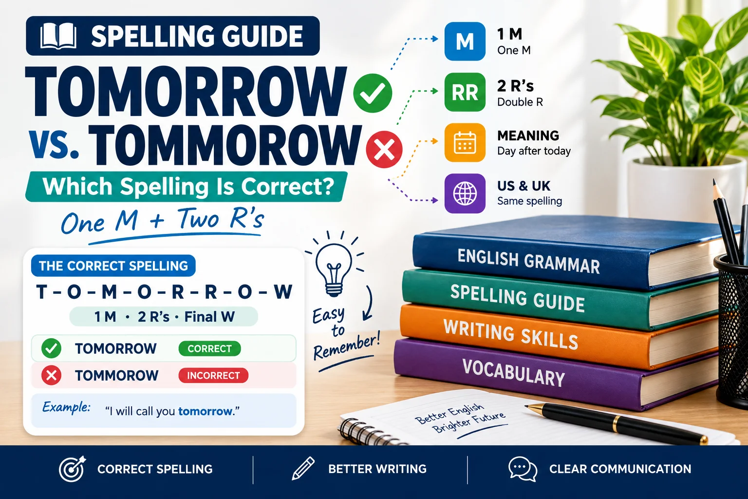 Tomorrow vs. Tommorow | Which Spelling Is Correct?